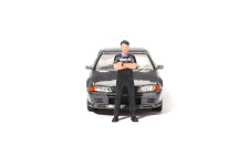 NISSAN Skyline GT-R (R32) 1992 Gunmetal - Figura Matsuda - MiniGT Escala 1:64 (MGT00869R)