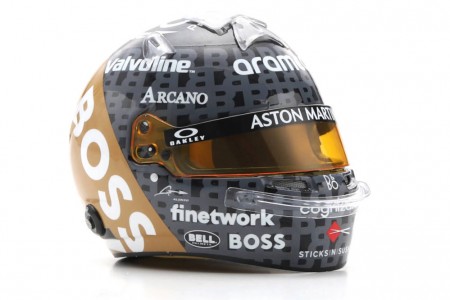 BELL HELMET Fernando Alonso F1 British GP 2024 - Spark Scale 1:5 (5HF164)