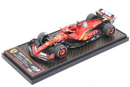 FERRARI SF24 Winner GP Monza 2024 Charles Leclerc - BBR Scale 1:43 (BBRC307A)