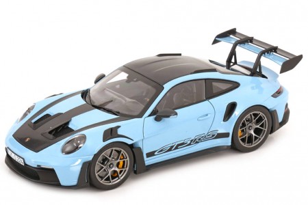 Modèle Réduit Norev Porsche 911 GT3 RS Pack Weissach 2022 Bleu Gulf - Échelle 1/18 - Neuf