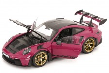 PORSCHE 911 (992) GT3 RS Weissach Package 2022 Star Ruby - Norev Escala 1:18 (187370)