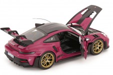 PORSCHE 911 (992) GT3 RS Weissach Package 2022 Star Ruby - Norev Escala 1:18 (187370)