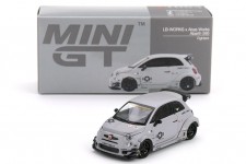 ABARTH 595 LB-Works X Abas Works Fighters 2024 - MiniGT Scale 1:64 (MGT01064L)
