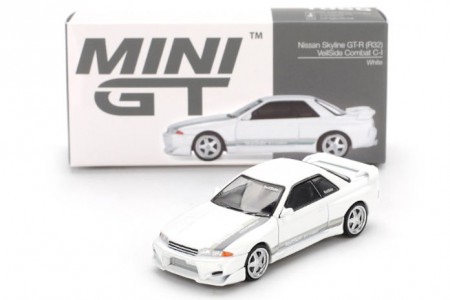 NISSAN Skyline GT-R (R32) Veilside Combat C-I 2011 White - MiniGT Escala 1:64 (MGT01066R)