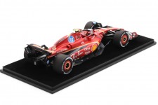 FERRARI SF24 Ultima Carrera Sainz 2nd GP Abu Dhabi 2024 C. Sainz - LookSmart Escala 1:18 (LS18F1071)