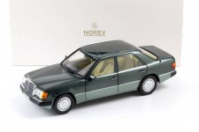 MERCEDES-Benz 230E (W124) 1990 Night Green Metallic - Norev Scale 1:18 (183952)