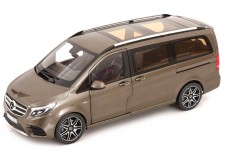 MERCEDES-Benz V-Class AMG Line 2018 Grey Indium - Norev Scale 1:18 (183873)
