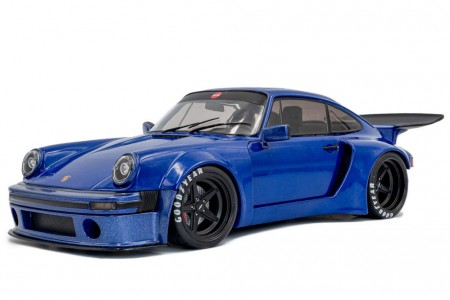 PORSCHE 911 KS-R Khyzyl Saleem 2024 Dark Blue Metallic - Solido Scale 1:18 (S1810503)