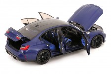 BMW M3 (G80) Limousine 2024 Matt Blue Metallic - Minichamps Escala 1:18 (110020220)
