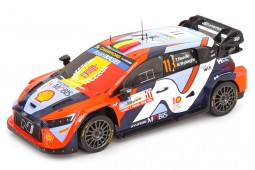 HYUNDAI i20 WRC Campeon del Mundo Rally Japan 2024 T. Neuville / M- Wydaeghe - Ixo Escala 1:18 (18RMC228)