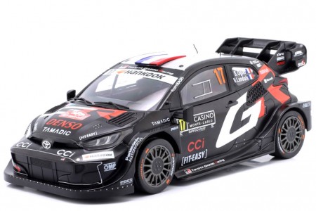 TOYOTA GR Yaris Campeon del Mundo Ganador Rally Monte Carlo 2025 S. Ogier / V. Landais - Ixo Escala 1:18 (18RMC229A)