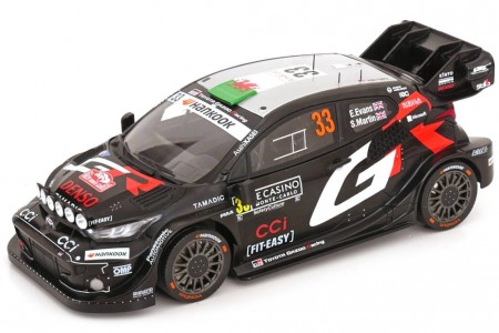 TOYOTA GR Yaris Rally Monte Carlo 2025 E. Evans / S. Martin - Ixo Escala 1:18 (18RMC229B)