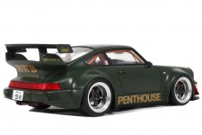 PORSCHE 911 (964) RWB Rauh-Welt Penthouse 2025 Kahki Green - GT Spirit Scale 1:18 (GT559)