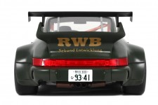 PORSCHE 911 (964) RWB Rauh-Welt Penthouse 2025 Kahki Green - GT Spirit Scale 1:18 (GT559)