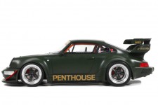 PORSCHE 911 (964) RWB Rauh-Welt Penthouse 2025 Kahki Green - GT Spirit Scale 1:18 (GT559)