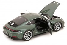 PORSCHE 911 (992) S/T 2023 Green Metallic - Norev Escala 1:18 (187472)