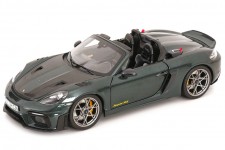 PORSCHE 718 Spyder RS Weissach Package 2023 Green Metallic - Norev Escala 1:18 (187272)