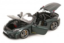 PORSCHE 718 Spyder RS Weissach Package 2023 Green Metallic - Norev Scale 1:18 (187272)