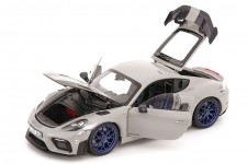 PORSCHE Cayman GT4 RS Weissach Package 2023 Chalk - Norev Escala 1:18 (187253)
