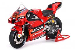 DUCATI Desmosedici GP22 Francesco Bagnaia 2022 Campeon del Mundo - True Scale Miniatures Escala 1:12 (TSMMC0018)