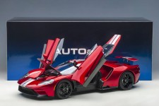 FORD GT 2017 Red/Silver - AutoArt Escala 1:18 (12106)