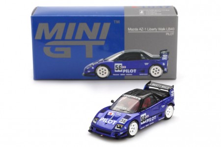 MAZDA AZ-1 LIberty Walk LB40 Pilot 2024 - MiniGT Scale 1:64 (MGT01047R)