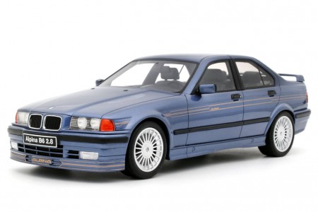 BMW Alpina B6 2.8 1992 Blue Metallic - OttoMobile Escala 1:18 (OT1180)