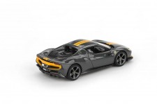 FERRARI 296 GTB Assetto Fiorano Grigio Scuro - BBR Scale 1:64 (BBRFER64007)