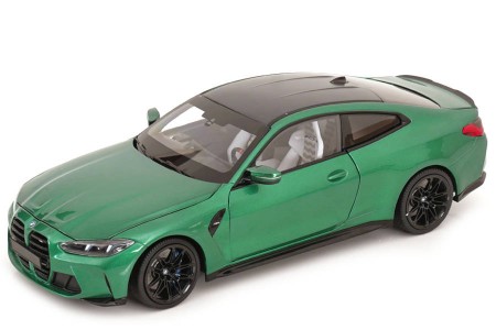 BMW M4 (G82) 2024 Green Metallic - Minichamps Escala 1:18 (110020142)