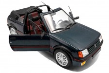 PEUGEOT 205 CTI Cabrio 1986 Green Metallic - Solido Scale 1:18 (S1806204)