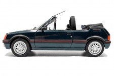 PEUGEOT 205 CTI Cabrio 1986 Green Metallic - Solido Escala 1:18 (S1806204)