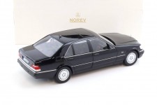 MERCEDES-Benz S600 (W140) 1997 Obsidian Black Metallic - Norev Escala 1:18 (183045)