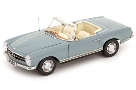 MERCEDES-Benz 230SL (W113) 1963 Horizon Blue - Norev Scale 1:18 (183992) 