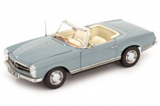 MERCEDES-Benz 230SL (W113) 1963 Horizon Blue - Norev Escala 1:18 (183992) 