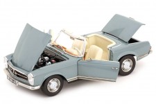 MERCEDES-Benz 230SL (W113) 1963 Horizon Blue - Norev Escala 1:18 (183992) 