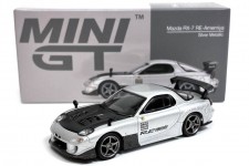MAZDA RX-7 RE-Amemiya Silver Metallic - MiniGT Escala 1:64 (MGT01106L)