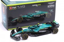 ASTON MARTIN AMR25 Formula 1 2025 Fernando Alonso - Bburago Escala 1:43 (38250A)