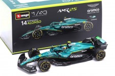 ASTON MARTIN AMR25 Formula 1 Fernando Alonso - Bburago Escala 1:43 (38251A)