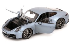 PORSCHE 911 (992) Carrera 2024 Polarsilver Metallic - Norev Escala 1:18 (187170)
