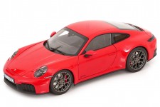 PORSCHE 911 (992) Carrera 4 GTS Coupe 2024 Red - Norev Escala 1:18 (187171)