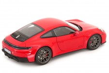 PORSCHE 911 (992) Carrera 4 GTS Coupe 2024 Red - Norev Scale 1:18 (187171)
