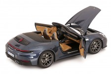 PORSCHE 911 (992) Carrera S 2024 Blue Metallic - Norev Scale 1:18 (187180)