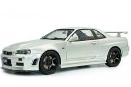 NISSAN Skyline GT-R (BNR34) Z-Tune 1999 Silver - Solido Scale 1:18 (S1804312)