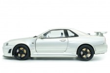 NISSAN Skyline GT-R (BNR34) Z-Tune 1999 Silver - Solido Scale 1:18 (S1804312)