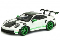 PORSCHE 911 (992) GT3 RS 2023 White / Green - Solido Escala 1:43 (S4314801)