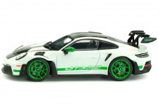 PORSCHE 911 (992) GT3 RS 2023 White / Green - Solido Escala 1:43 (S4314801)