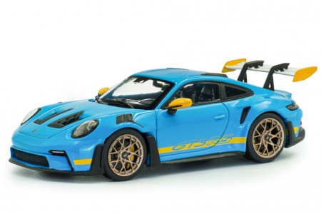 PORSCHE 911 (992) GT3 RS 2023 Riviera Blue - Solido Scale 1:43 (S4314803)