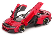FERRARI F80 2024 Rosso Supercar - Bburago Escala 1:18 (16919)
