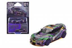 TOYOTA GR Supra KUHL 2021 D1GP Evangelion Racing - MiniGT Escala 1:64 (MGT00951BL)