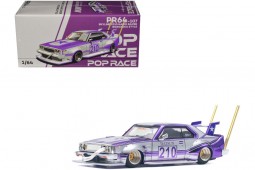 NISSAN Skyline C210 Kaido Racer (Bosozoku Style) Purple Chrome - POP Race Escala 1:64 (PR640107)